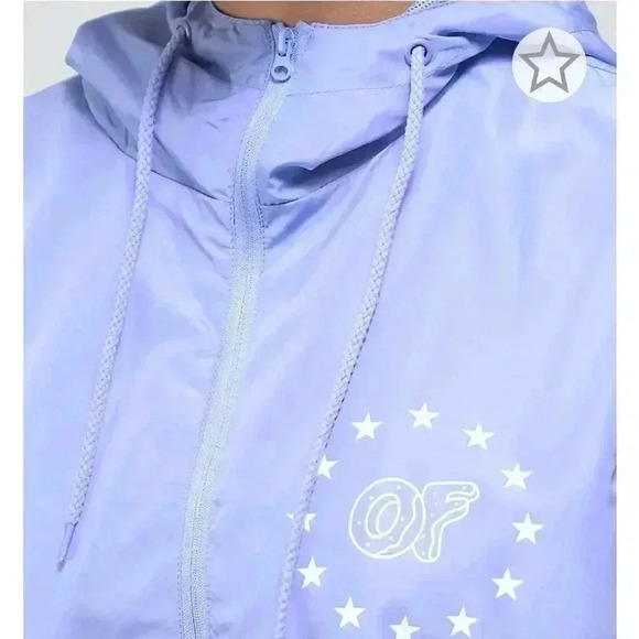 Odd Future Pastel Purple Hooded Windbreaker Jacket - Picture 3 of 10